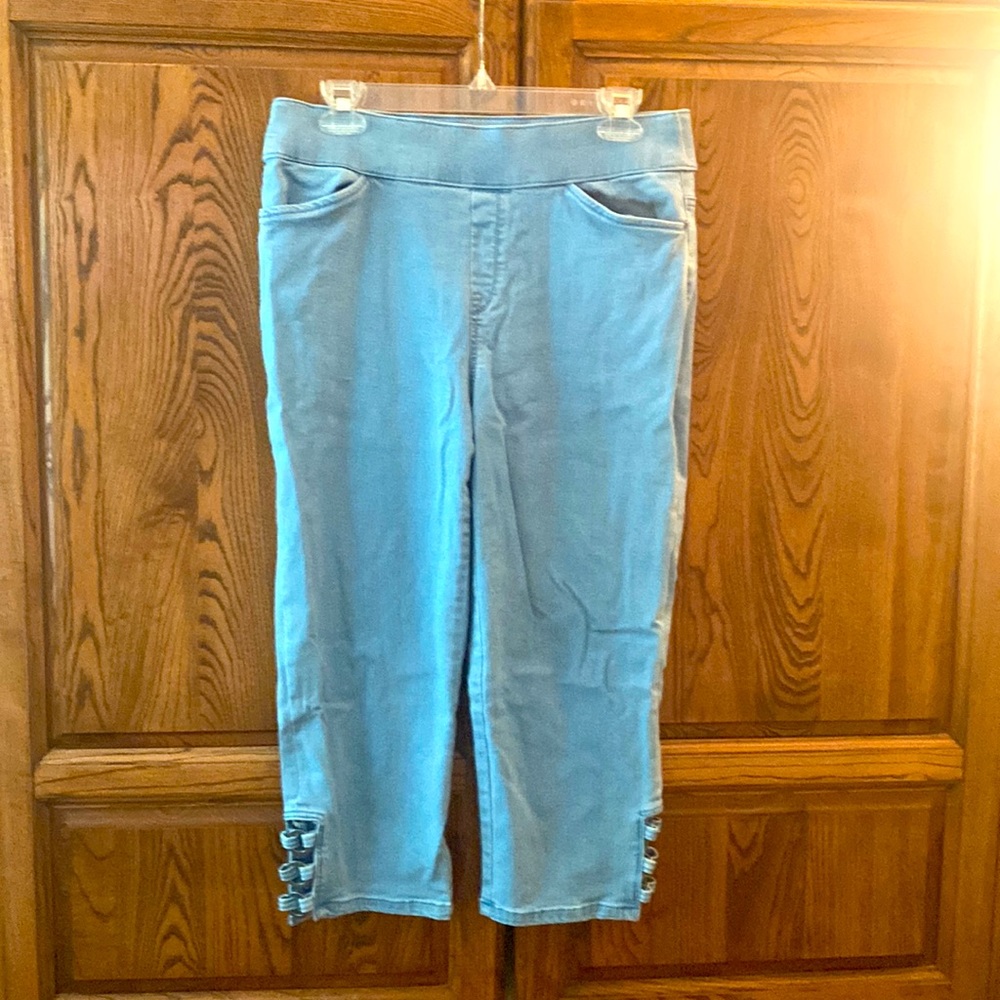 Denim capris